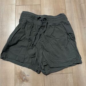 Lululemon Dance Studio Dark Olive Shorts